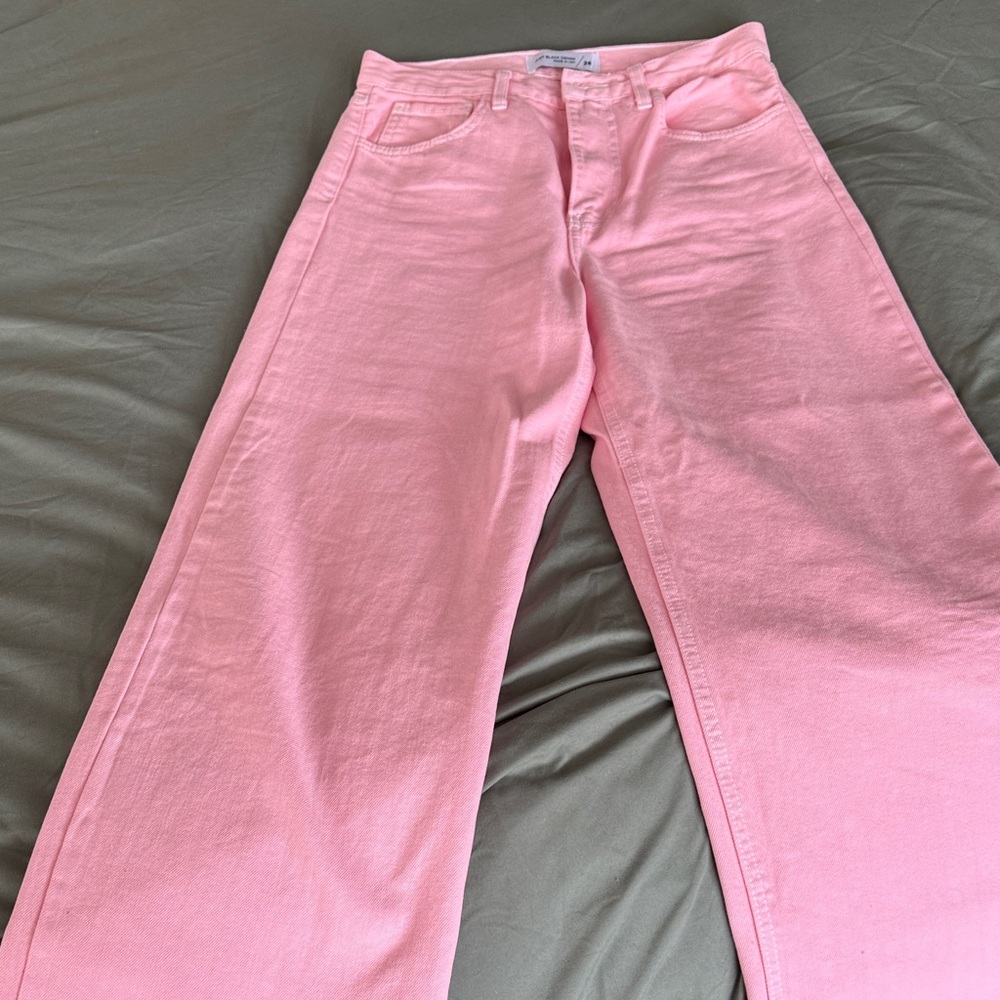 Just Black Pink Flare & Wide Leg Jeans